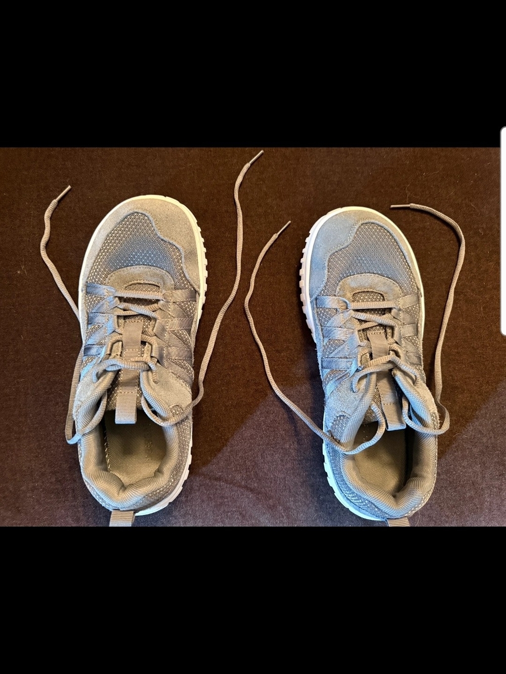 Hobibear Women’s Gray Casual Lace-Up Sneakers